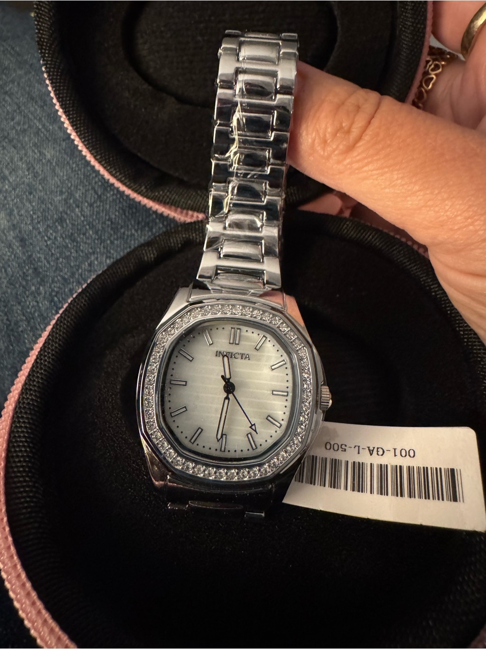 BRAND NEW LIMITED EDITION INVICTA WILDFLOWER SILVER CRYSTAL WATCH